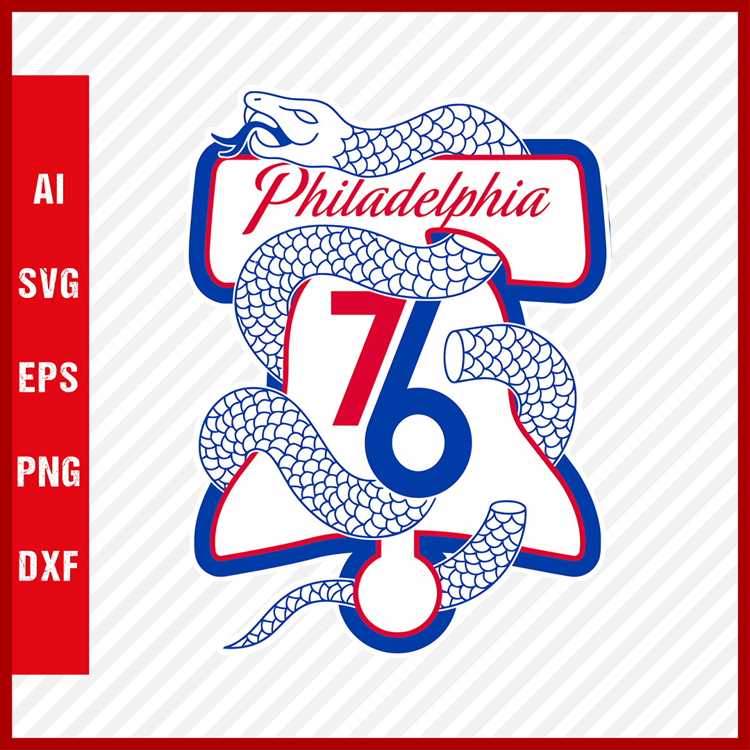 NBA Philadelphia 76ers Sixers Logo Svg Cut Files Basketball Clipart