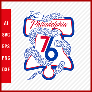 NBA Philadelphia 76ers Sixers Logo Svg Cut Files Basketball Clipart