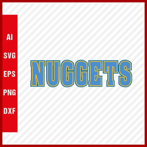 NBA Denver Nuggets Logo Svg Cut Files Basketball Clipart