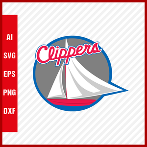 NBA Los Angeles Clippers Logo Svg Cut Files Basketball Clipart