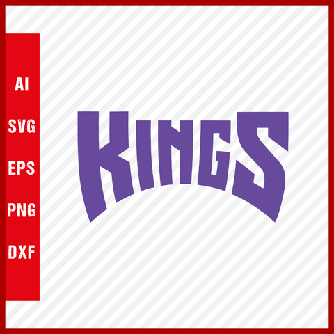 NBA Sacramento Kings Logo Svg Cut Files Basketball Clipart