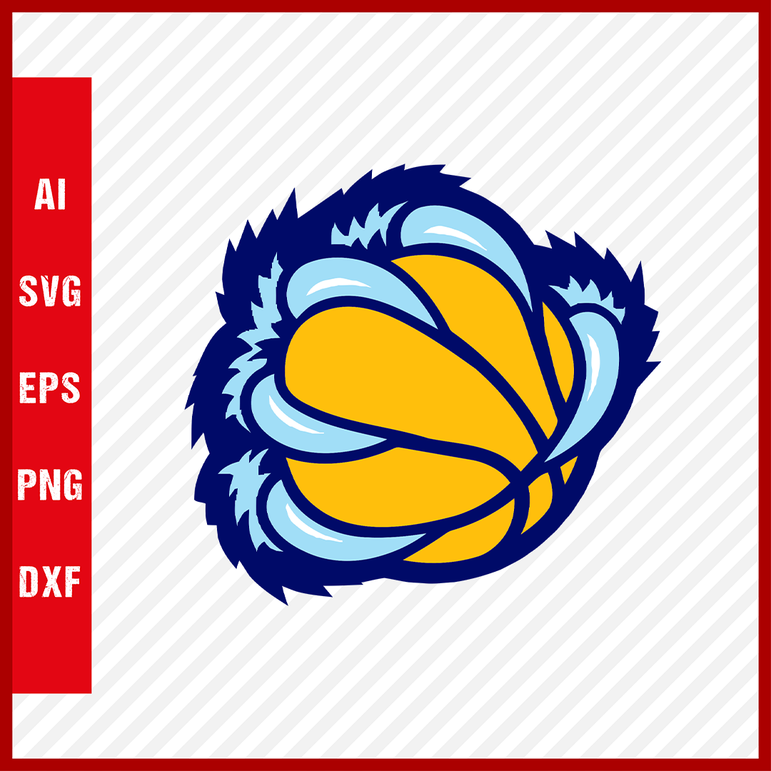 NBA Memphis Grizzlies Logo Svg Cut Files Basketball Clipart