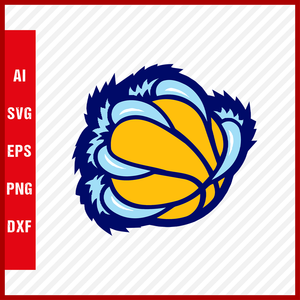 NBA Memphis Grizzlies Logo Svg Cut Files Basketball Clipart