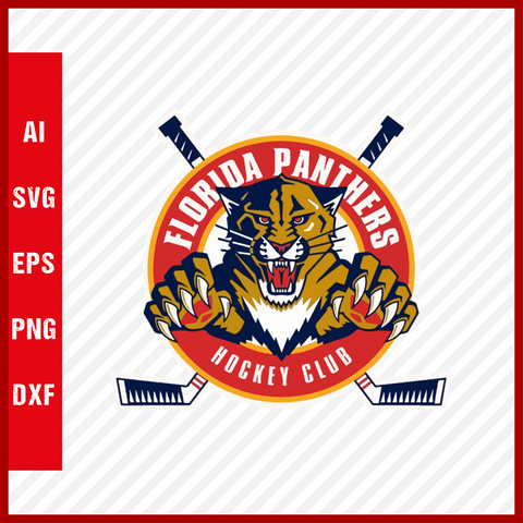 Florida Panthers Svg Logo NHL National Hockey League Team Svg Clipart