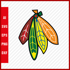 Chicago Blackhawks Logo Svg NHL National Hockey League Team Clipart