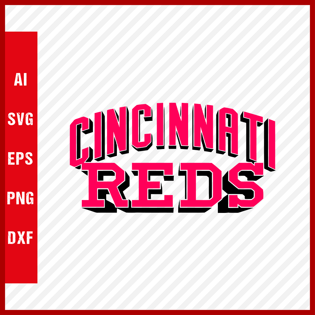 Cincinnati Reds Mlb Svg Cut Files Baseball Clipart – Creativedesignmaker