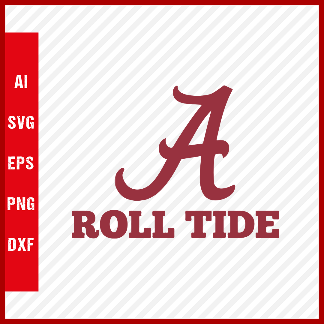 Alabama Crimson Tide Logo svg NCAA National Collegiate Athletic Association Team Clipart