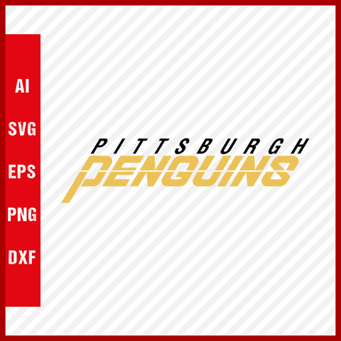 Pittsburgh Penguins Logo Svg NHL National Hockey League Team Svg Clipart