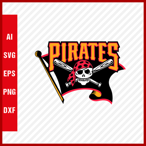 Pittsburgh Pirates Logo MLB Svg Cut Files Baseball Clipart