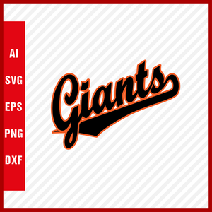 San Francisco Giants Logo MLB Svg Cut Files Baseball Clipart