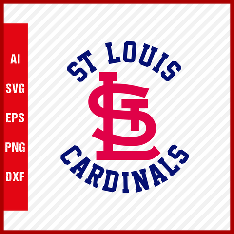 St. Louis Cardinals Logo MLB Svg Cut Files Baseball Clipart