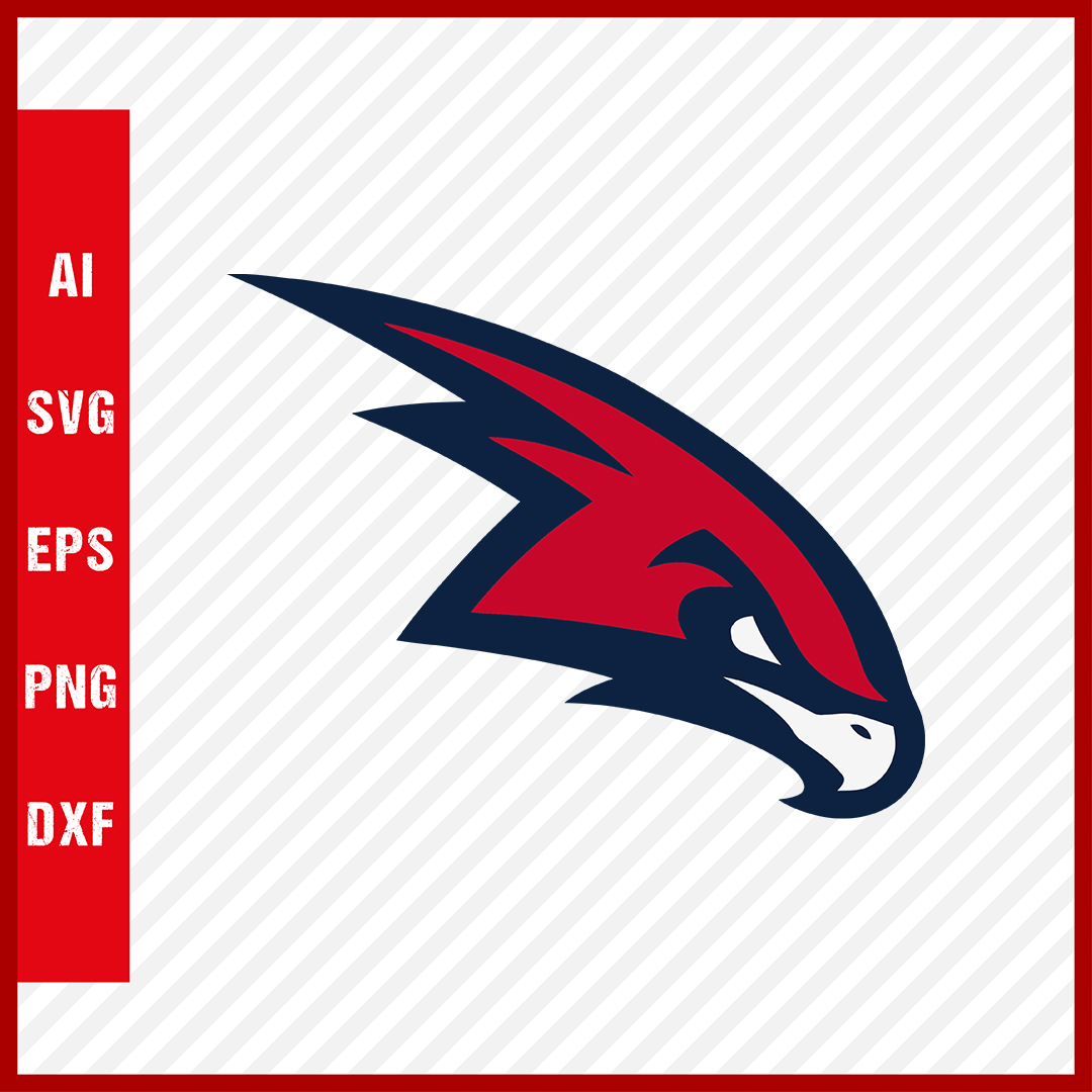 Atlanta Hawks Logo NBA Svg Cut Files Basketball Clipart