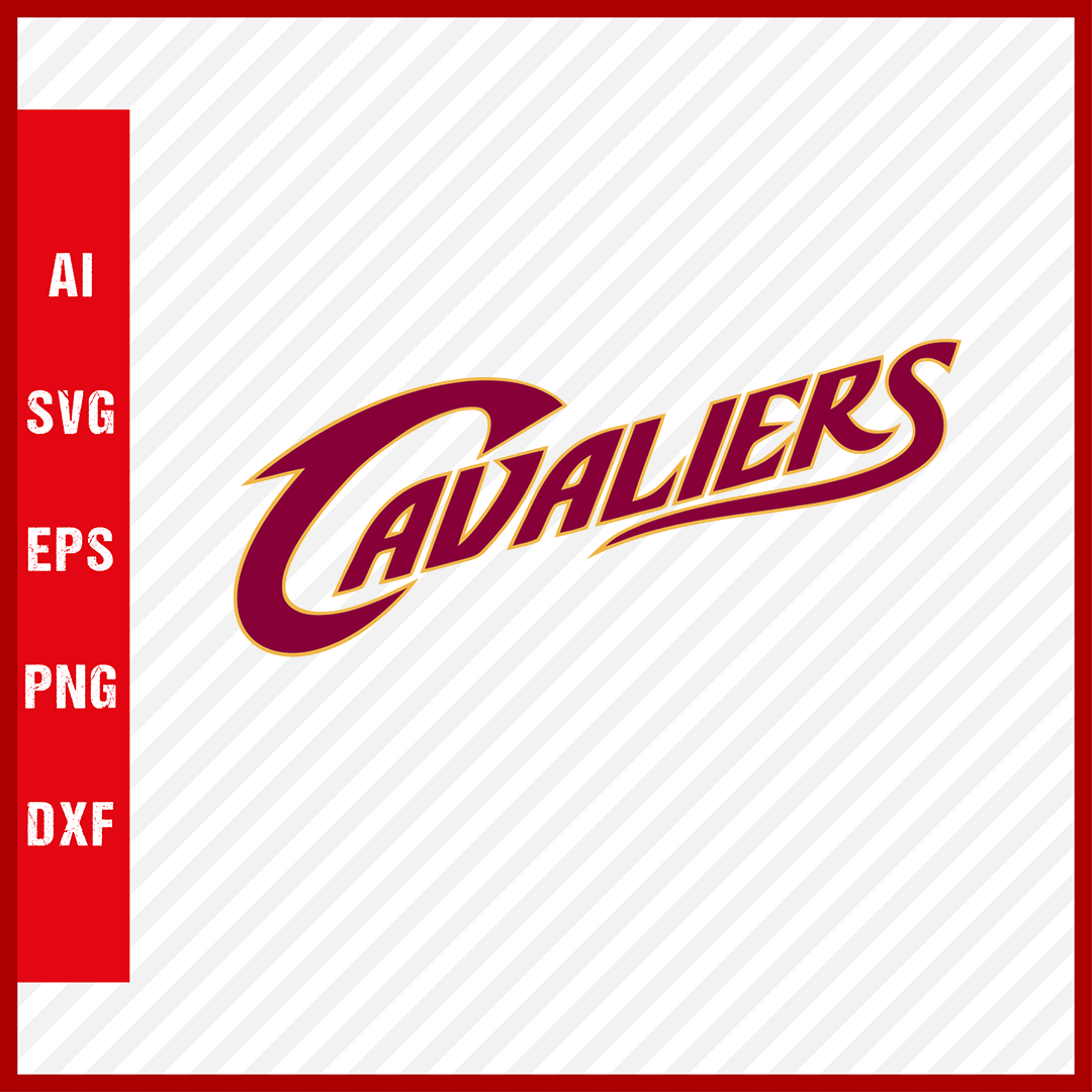 Cleveland Cavaliers Logo NBA Svg Cut Files Basketball Clipart