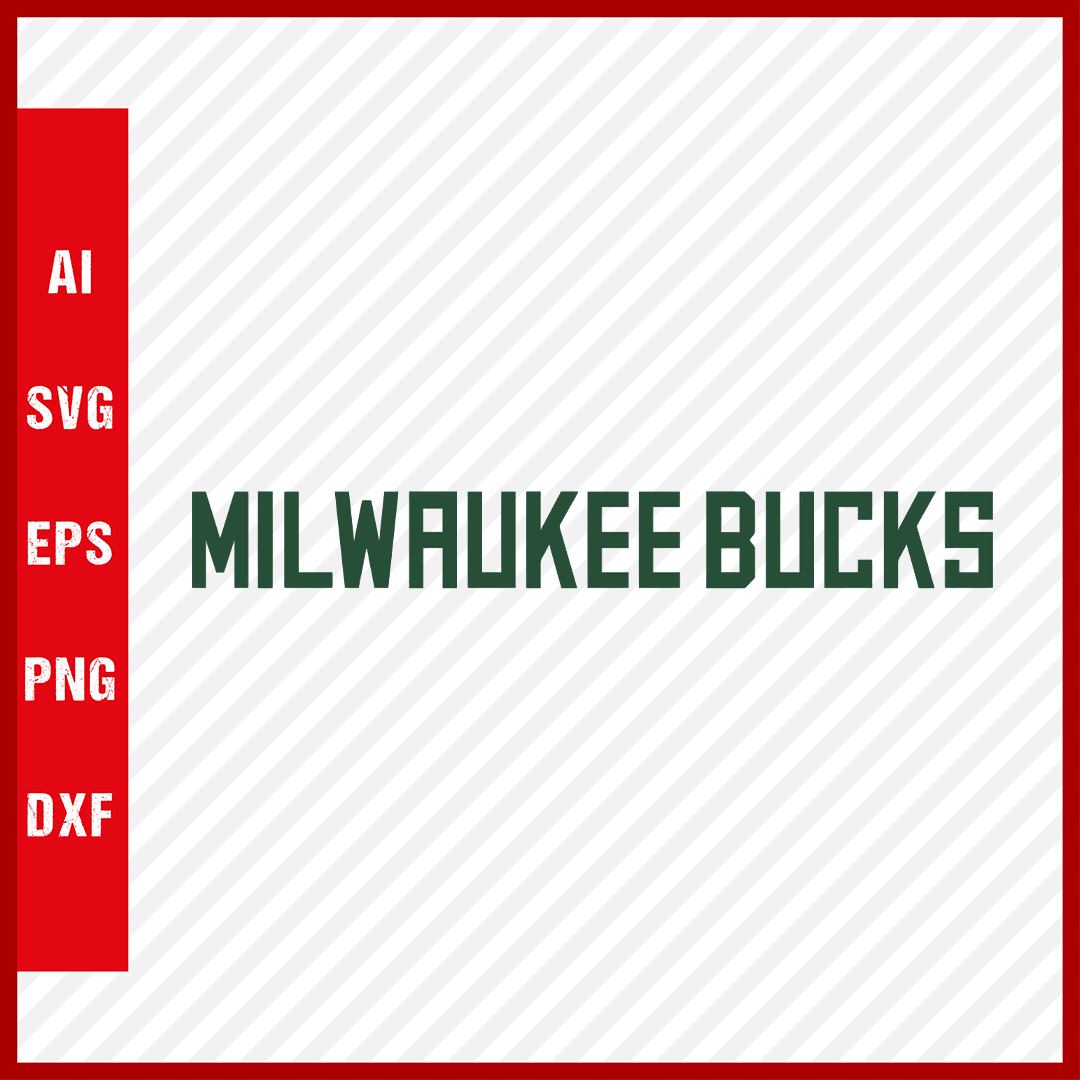 NBA Milwaukee Bucks Logo Svg Cut Files Basketball Clipart