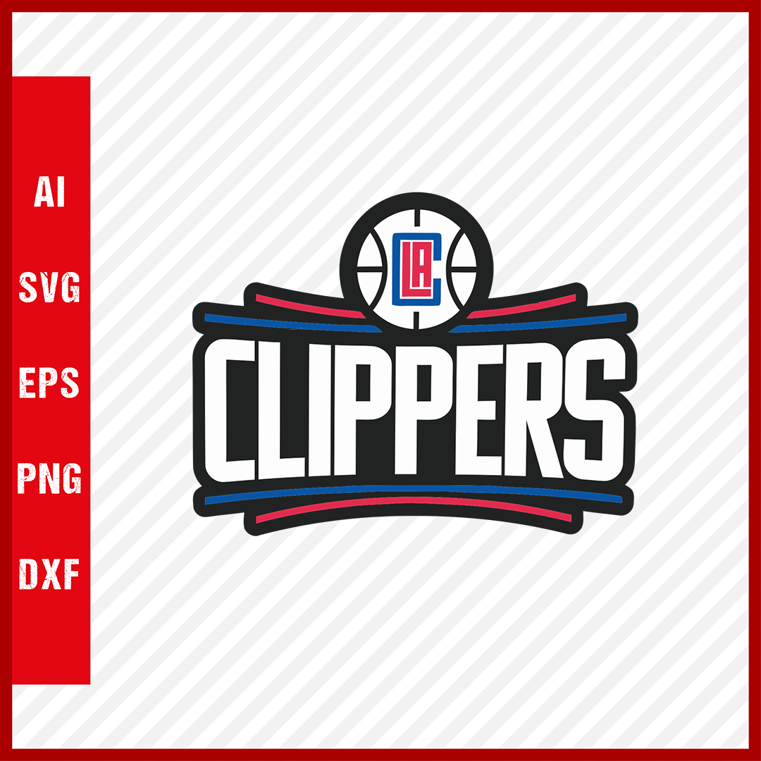 NBA Los Angeles Clippers Logo Svg Cut Files Basketball Clipart