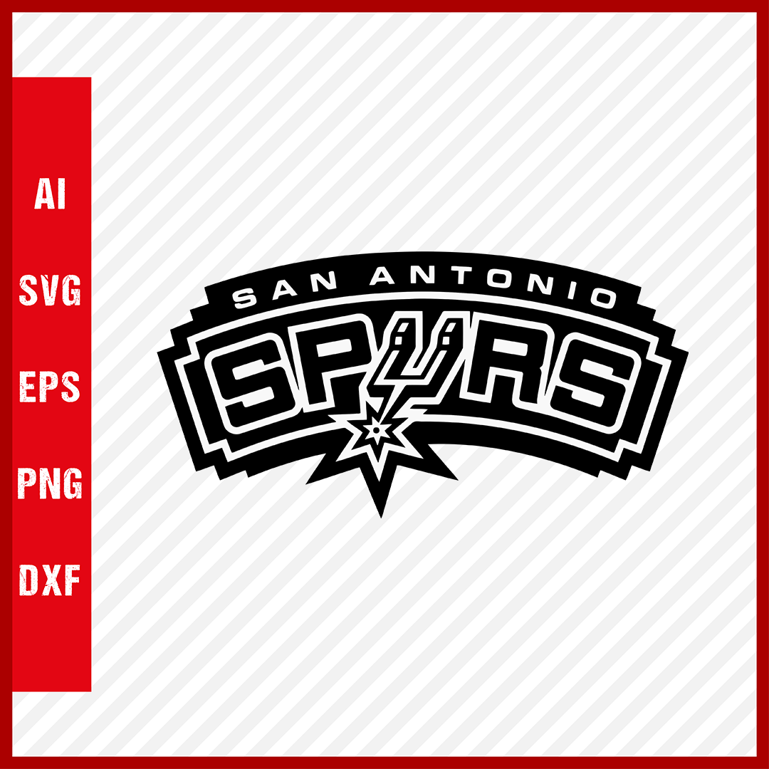 NBA San Antonio Spurs Logo Svg Cut Files Basketball Clipart