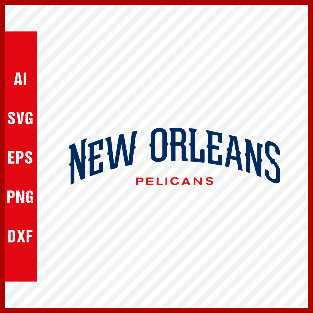 NBA New Orleans Pelicans Logo Svg Cut Files Basketball Clipart