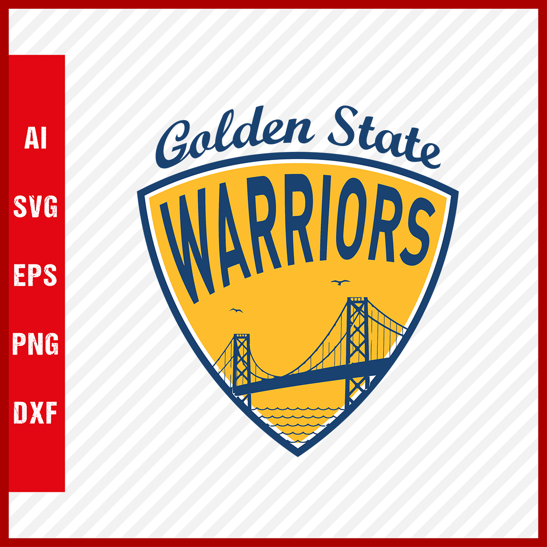 NBA Golden State Warriors Team Logo Svg Cut Files Basketball Clipart