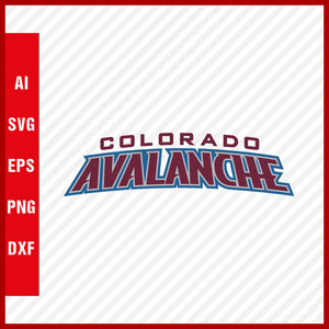 Colorado Avalanche Logo Svg NHL National Hockey League Team Clipart