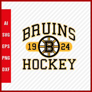 Boston Bruins Logo Hockey Svg NHL National Hockey League Team Svg Clipart
