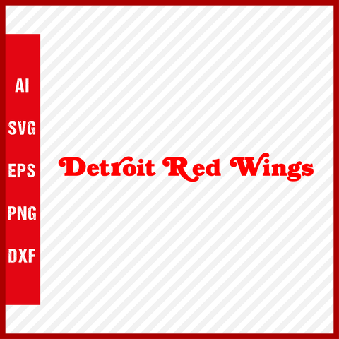 Detroit Red Wings Logo Svg NHL National Hockey League Team Svg Clipart