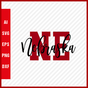 Nebraska Cornhuskers Logo svg NCAA National Collegiate Athletic Association Team Clipart