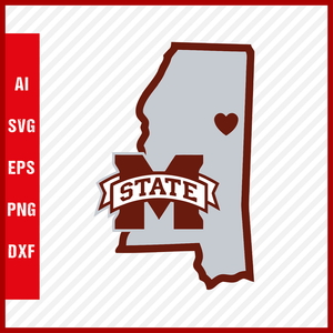 Mississippi State Bulldogs Logo svg NCAA National Collegiate Athletic Association Team Clipart