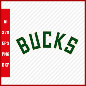 NBA Milwaukee Bucks Logo Svg Cut Files Basketball Clipart