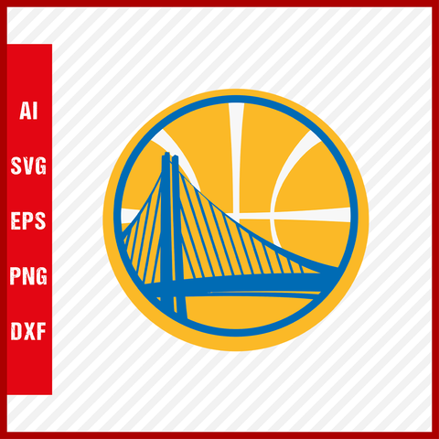 NBA Golden State Warriors Team Logo Svg Cut Files Basketball Clipart