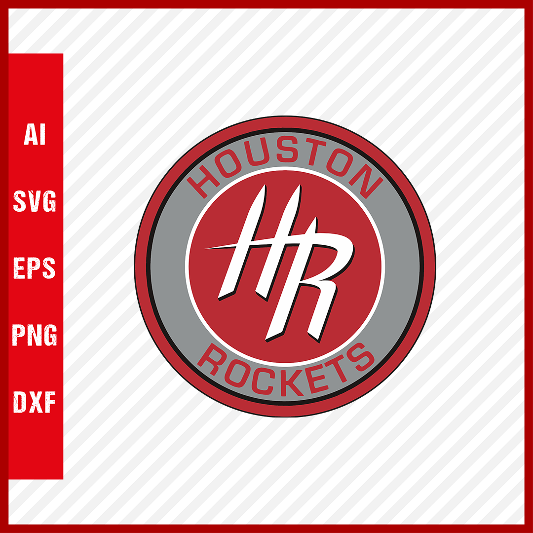 NBA Houston Rockets Logo Svg Cut Files Basketball Clipart