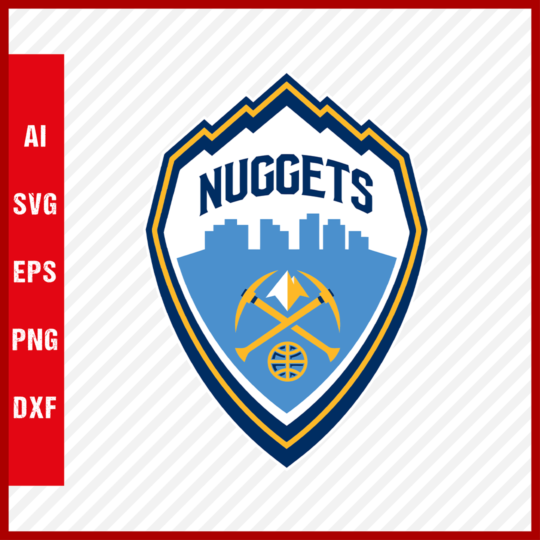 NBA Denver Nuggets Logo Svg Cut Files Basketball Clipart