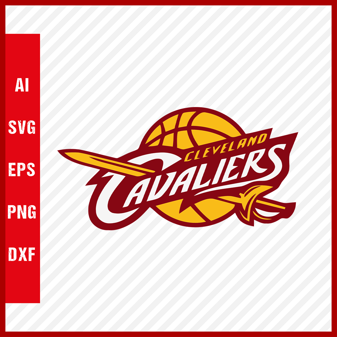 Cleveland Cavaliers Logo NBA Svg Cut Files Basketball Clipart