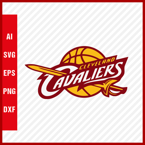 Cleveland Cavaliers Logo NBA Svg Cut Files Basketball Clipart