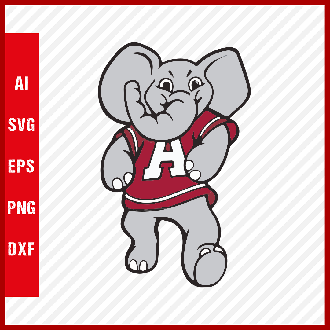 Alabama Crimson Tide Logo svg NCAA National Collegiate Athletic Association Team Clipart