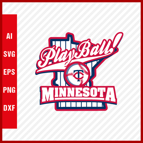 Minnesota Twins Logo MLB Svg Cut Files Baseball Clipart