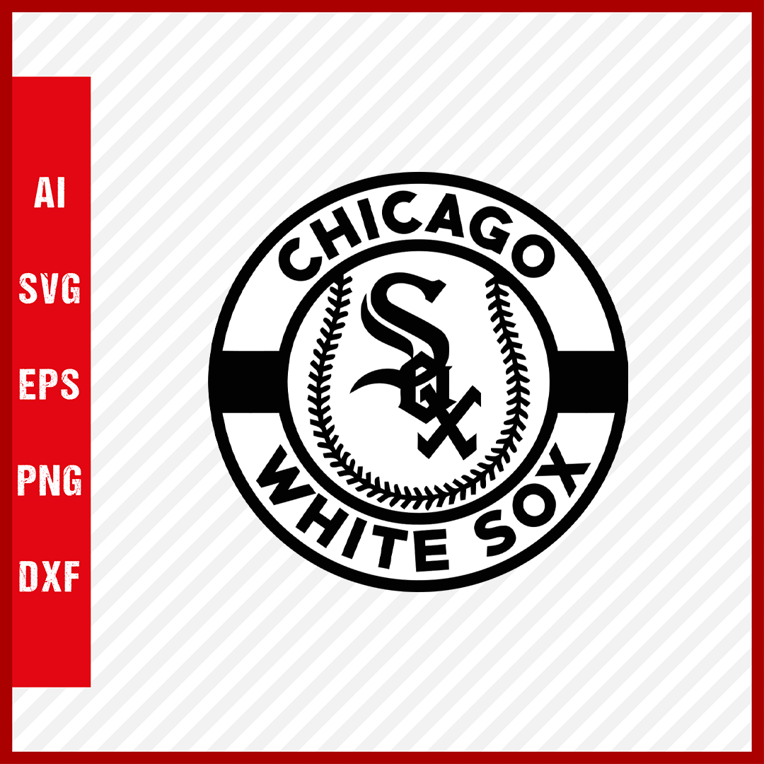 Chicago White Sox Logo Mlb Svg Cut Files Baseball Clipart