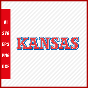 Kansas Jayhawks Logo svg NCAA National Collegiate Athletic Association Team Clipart