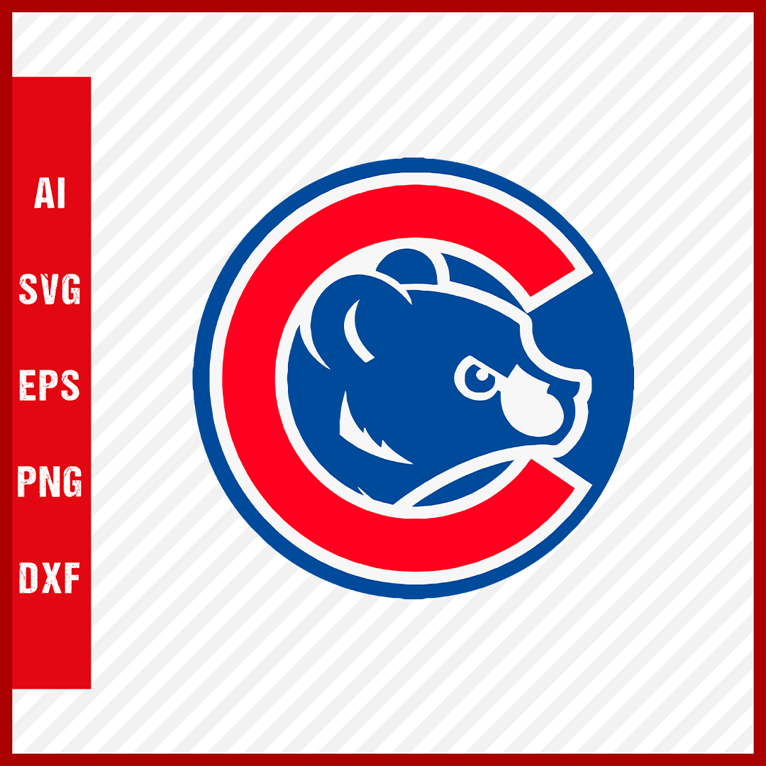 Chicago Cubs Logo MLB Svg Cut Files Baseball Clipart