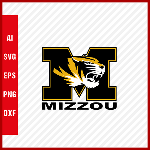 Missouri Tigers Logo svg NCAA National Collegiate Athletic Association Team Clipart