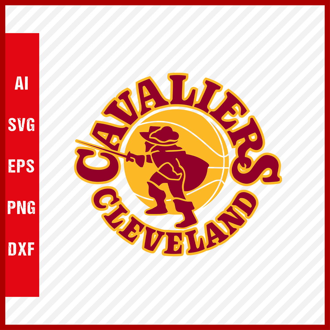 Cleveland Cavaliers Logo NBA Svg Cut Files Basketball Clipart