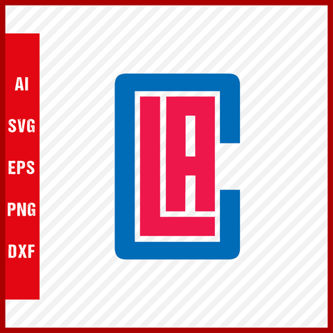 NBA Los Angeles Clippers Logo Svg Cut Files Basketball Clipart