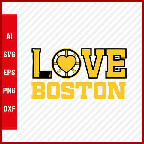 Boston Bruins Logo Hockey Svg NHL National Hockey League Team Svg Clipart