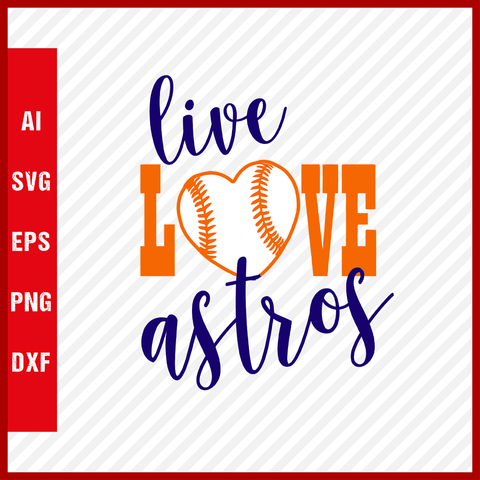 Houston Astros Logo MLB Svg Cut Files Baseball Clipart