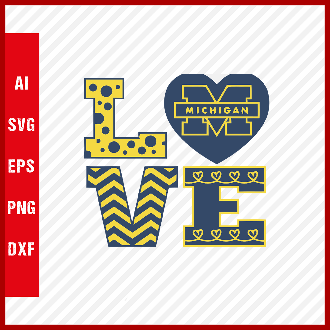 Michigan Wolverines Logo svg NCAA National Collegiate Athletic Association Team Clipart