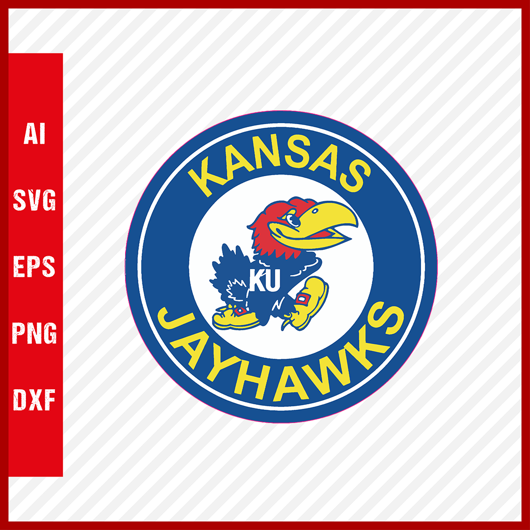 Kansas Jayhawks Logo svg NCAA National Collegiate Athletic Association Team Clipart