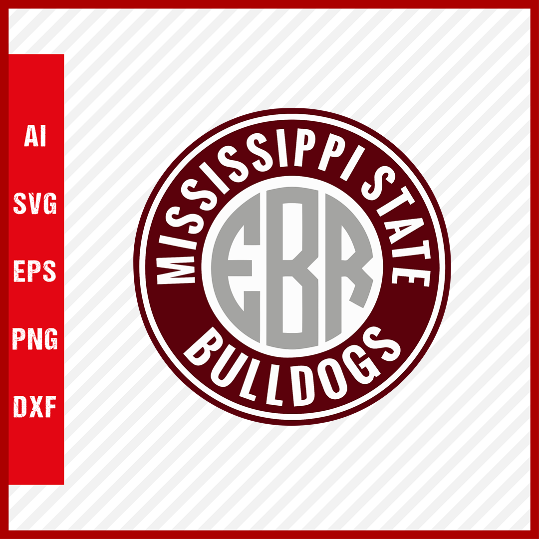 Mississippi State Bulldogs Logo svg NCAA National Collegiate Athletic Association Team Clipart