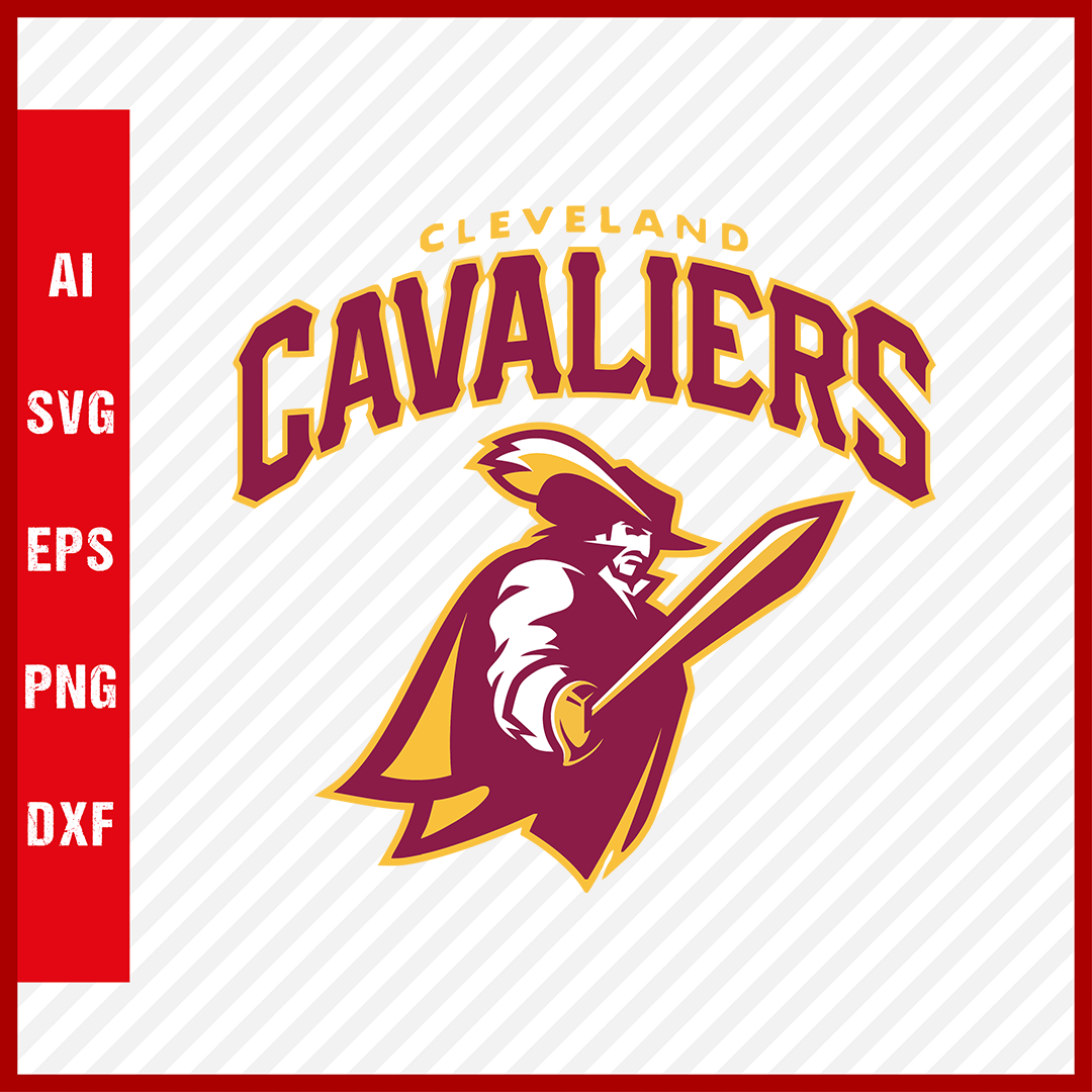 Cleveland Cavaliers Logo NBA Svg Cut Files Basketball Clipart