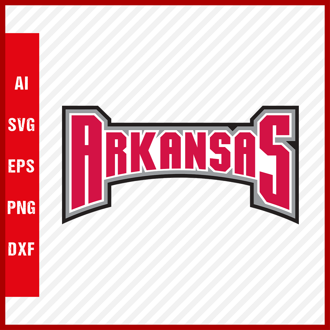 Arkansas Razorbacks Font Arkansas Razorbacks Logo svg NCAA National Collegiate Athletic Associa ...