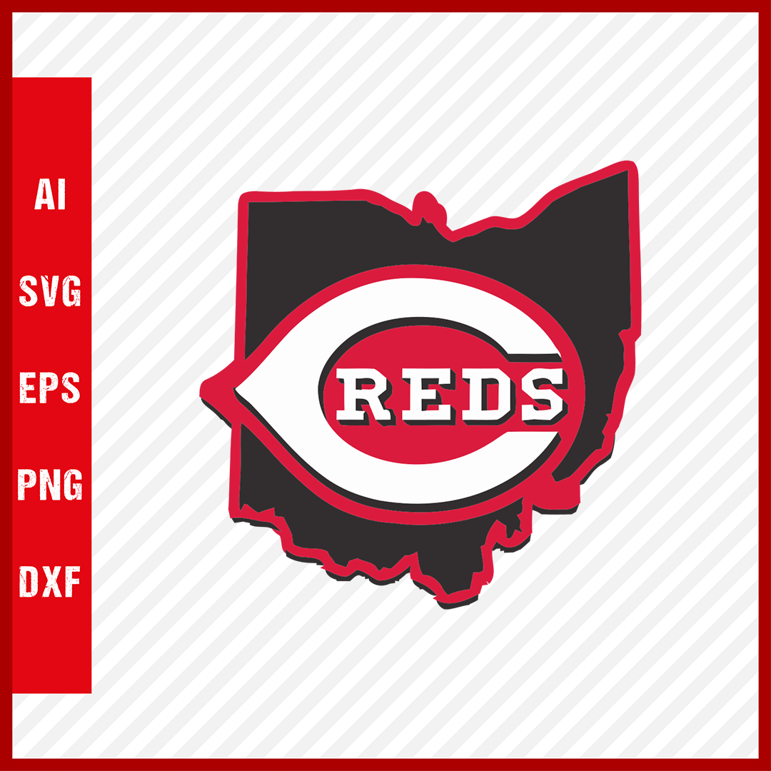 Cincinnati Reds Mlb Svg Cut Files Baseball Clipart