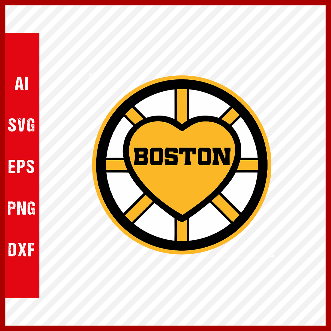 Boston Bruins Logo Hockey Svg NHL National Hockey League Team Svg Clipart